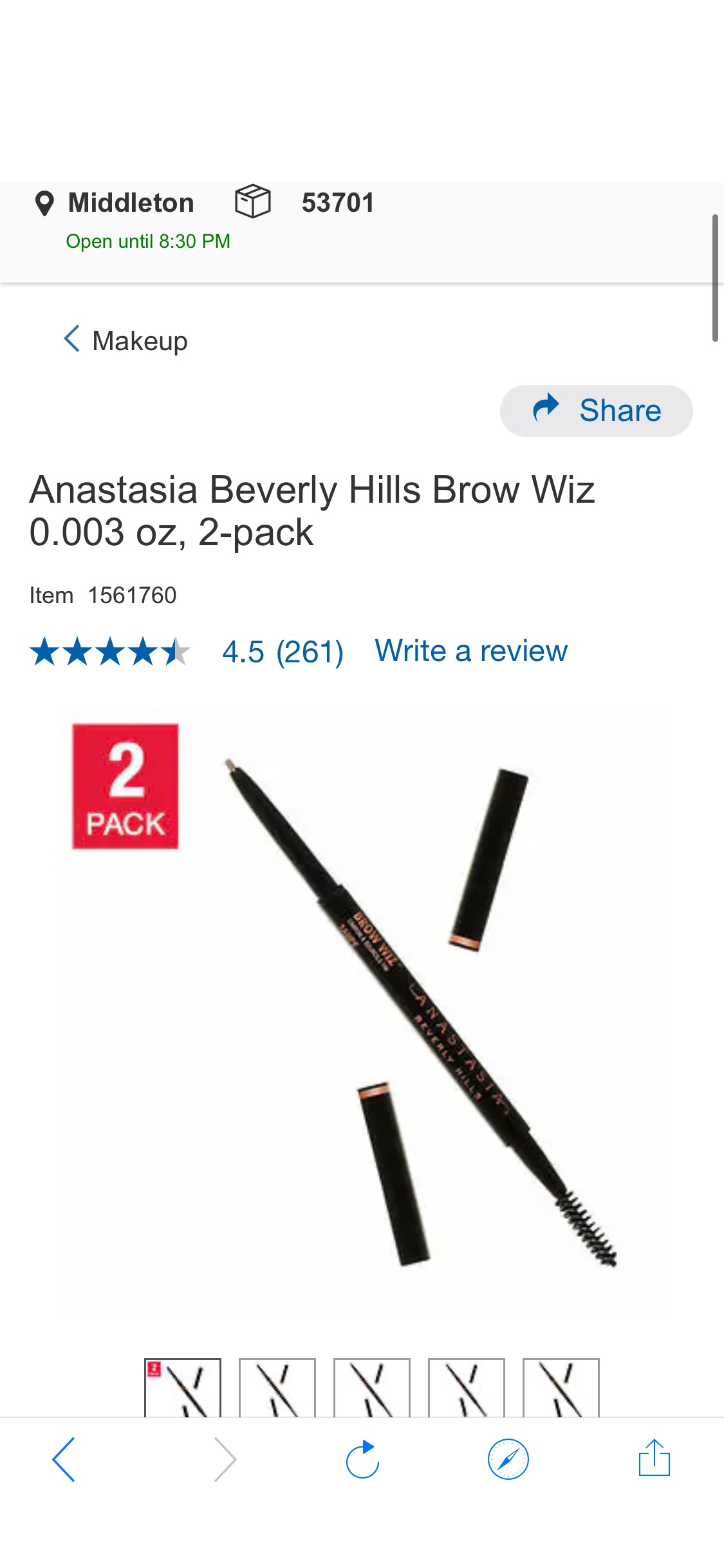 Anastasia Beverly Hills Brow Wiz 0.003 oz, 2-pack | Costco. ABH极细眉笔2支