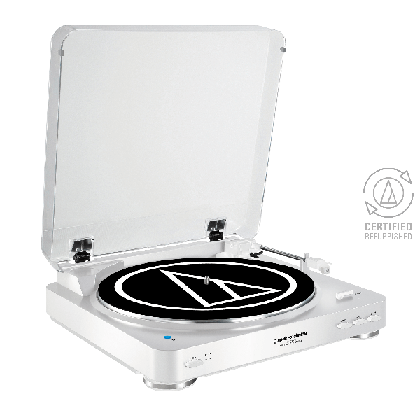 AT-LP60WH-BT-CR Fully Automatic Wireless Belt-Drive Stereo Turntable | Certified Refurbished | Audio-Technica