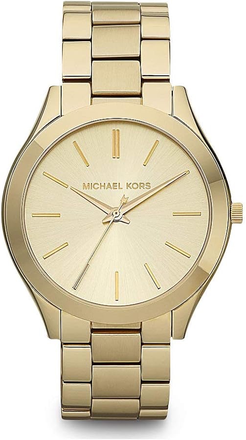 Amazon.com: Michael Kors Slim Runway Three-Hand Gold-Tone Stainless Steel Women's Watch (Model: MK3179) : Michael Kors: Clothing, Shoes & Jewelry
