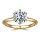 SMILEST 2ct Round Moissanite Engagement Ring
