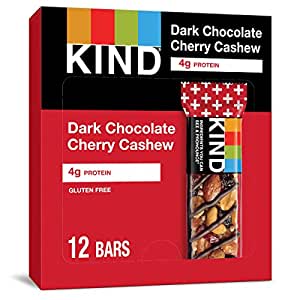 Amazon.com: KIND Bars + Antioxidants Gluten Free 1.4 Ounce, Dark Chocolate Cherry Cashew, 12 Count : Grocery &amp; Gourmet Food