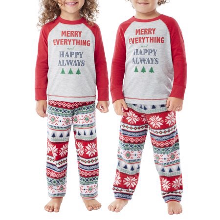 Family PJs - Family Sleep Merry Everything Pajamas 2-Piece Set (Toddler Boys or Toddler Girls Unisex) 圣诞儿童睡衣套装