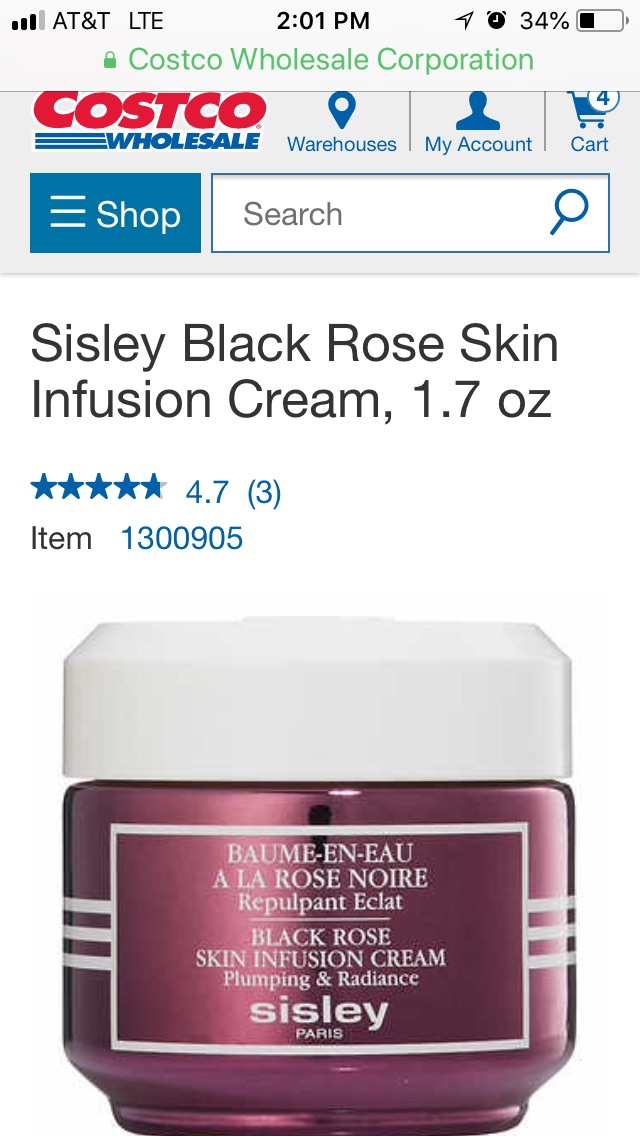 Sisley Black Rose Skin Infusion Cream 1.7oz Sisley 黑玫瑰面霜