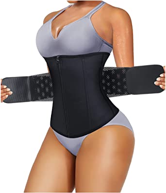 史低价： Gotoly 女士紧身胸衣腰带收腹瘦身塑身衣腹部锻炼运动腰带在亚马逊上打折促销