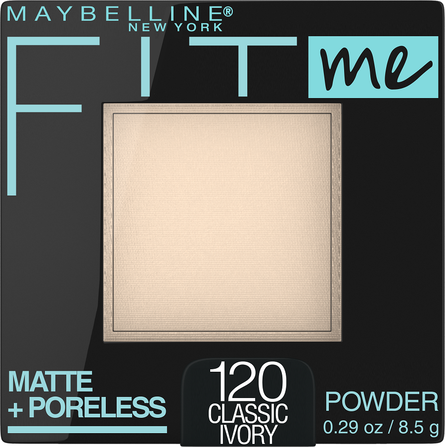 Maybelline哑光+无毛孔压粉化妆品  经典象牙色  0.29盎司  原价7.03  现价3.46