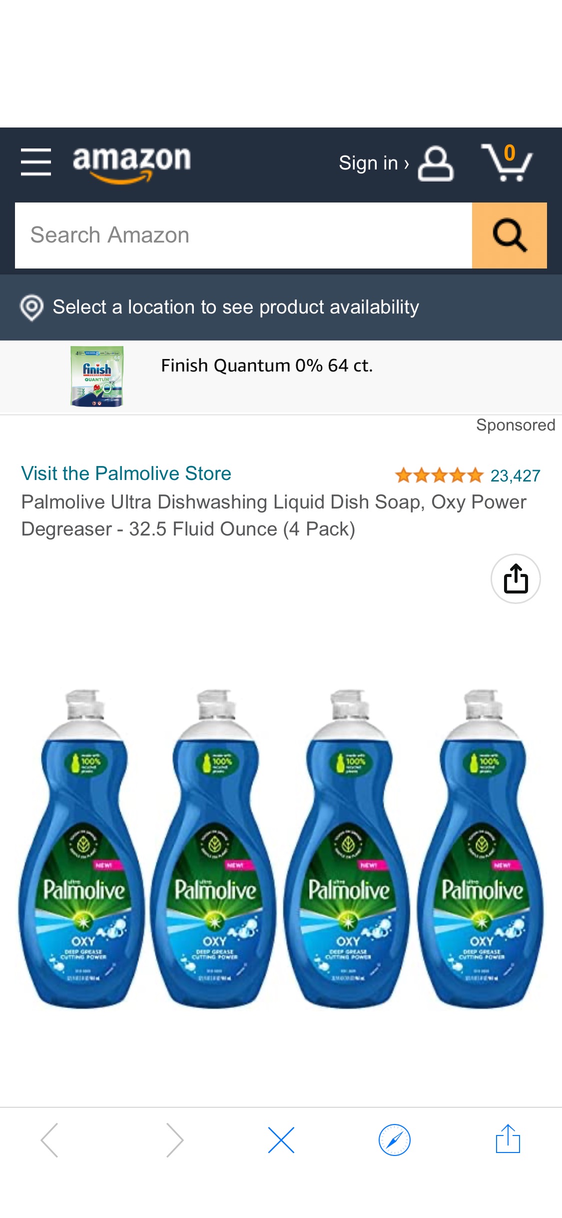 Amazon.com: Palmolive Ultra Dishwashing Liquid Dish Soap, Oxy Power Degreaser - 32.5 Fluid Ounce (4 Pack) : Health & Household