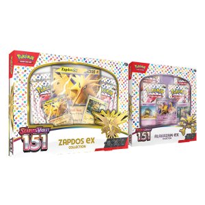 Pokemon 151 Scarlet & Violet ex Boxes - Alakazam & Zapdos, 2-pack