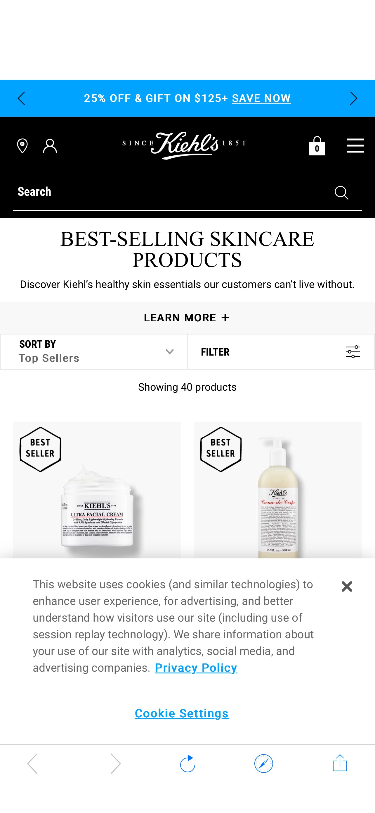 Our Best-Selling Skincare & Skin Care Products - Kiehl's