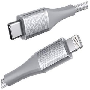 Xcentz 6ft USB C to lightning 苹果手机数据线 支持快充