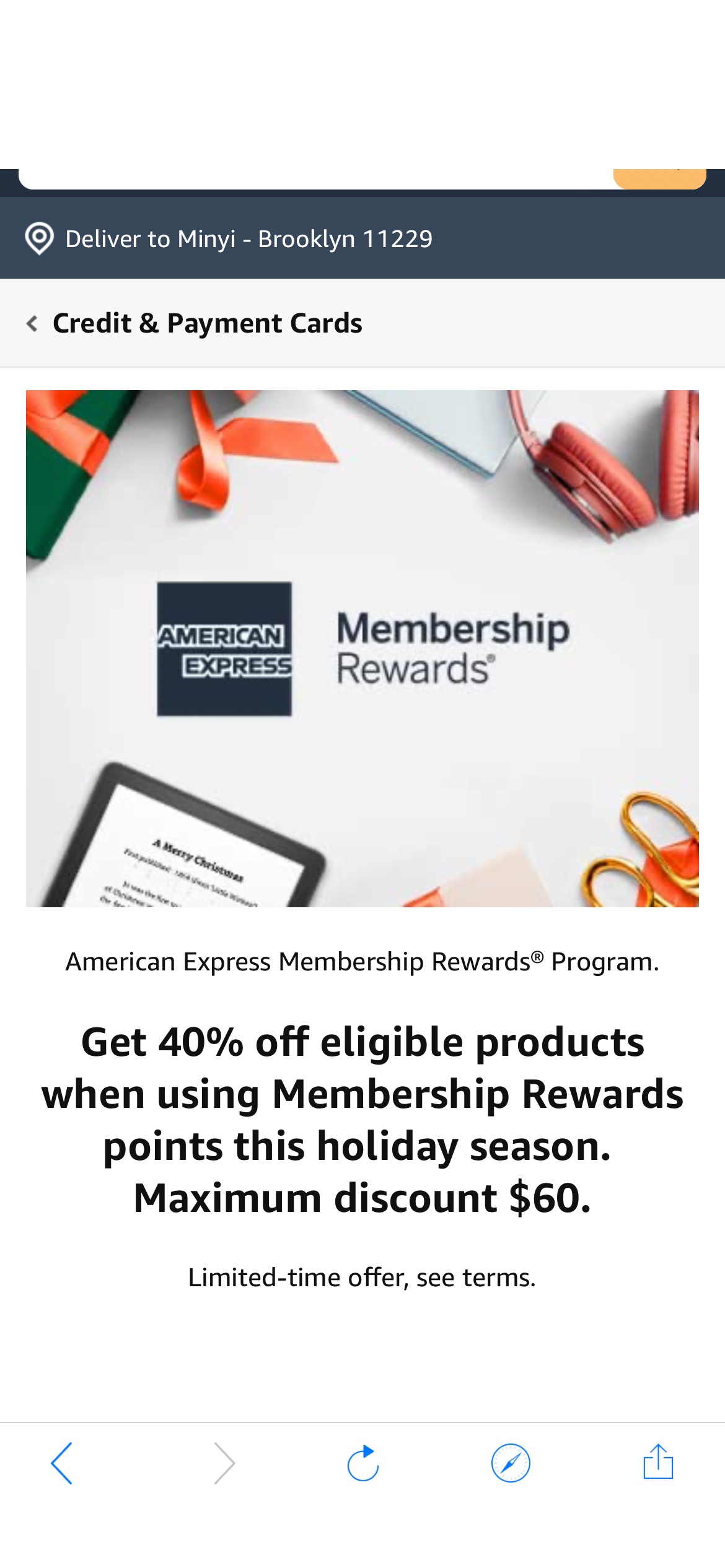 Amazon.com: Membership Rewards Offer: Credit & Payment Cards