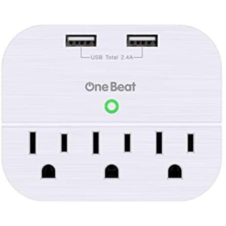 One Beat 3孔插线板 + 2 USB充电器 插座 排插