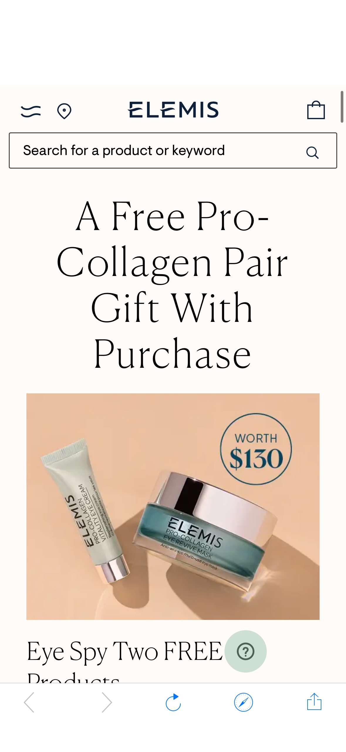 Free pair of Pro-Collagen eye products (including a FULL-SIZE!) worth $130 for FREE when you spend $100.
Use Code: REVIVE