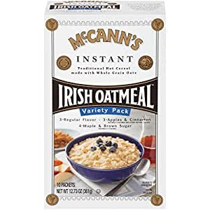 McCann's Instant Oatmeal, Three Flavor Variety Pack, 10 Count