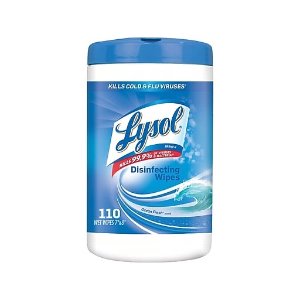 Lysol Disinfecting Wipes, Ocean Fresh, 110/Pack