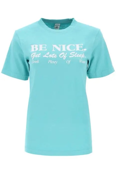 SPORTY RICH 'be nice' t-shirt - Woman | Residenza 725