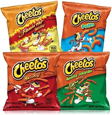 Cheetos Cheese Flavored Snacks Variety Pack, 40 Count