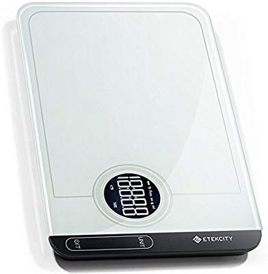 Etekcity EK6314 Kitchen Weight Scale, 11 lbs, White
