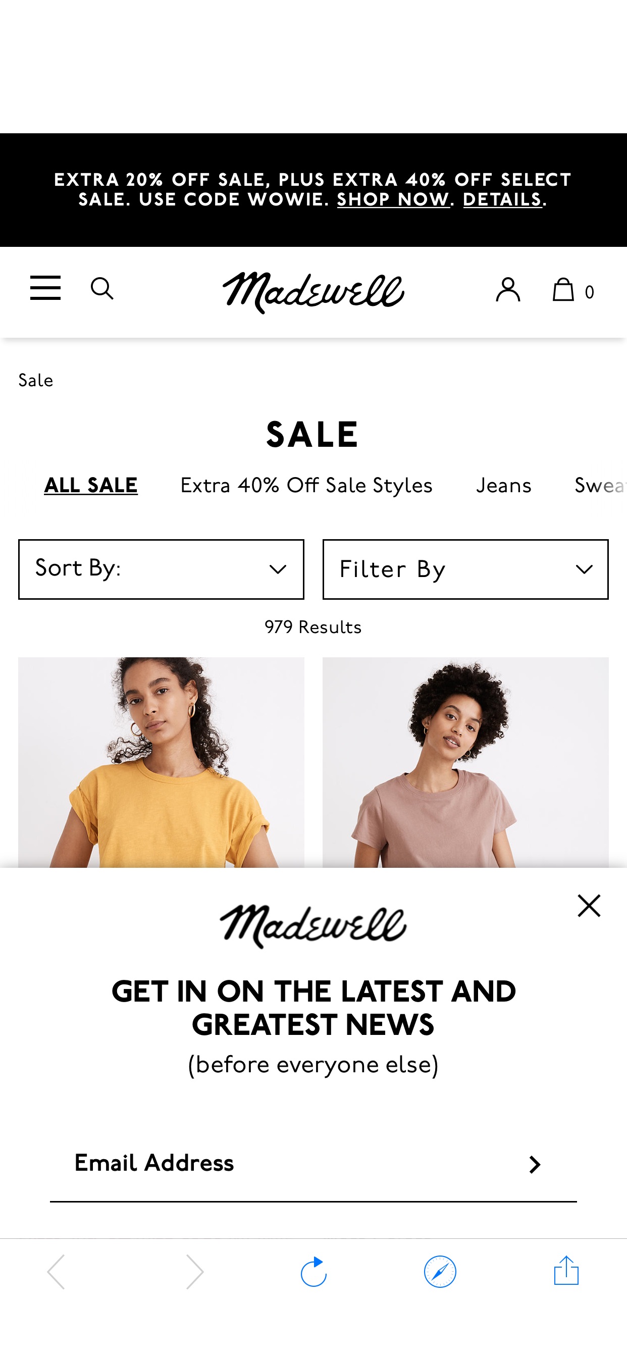 Women's Sale: Clothing, Bags & More | Madewell折扣区折上折