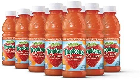 Tropicana 草莓橙子口味果汁10oz 15瓶