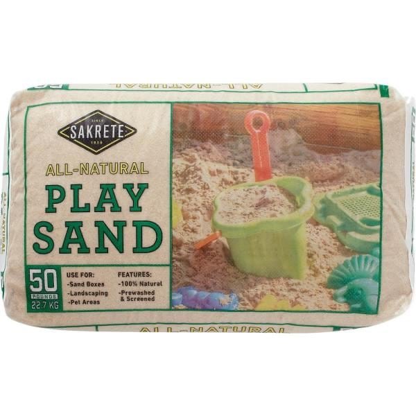 SAKRETE 50 lb. Play Sand-40100301 - The Home Depot