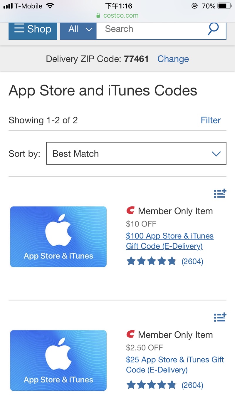 App Store and iTunes Codes 最高减$10