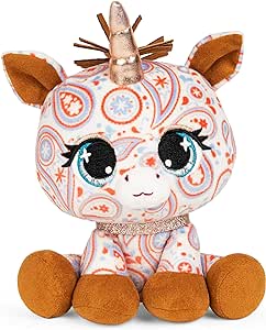 Amazon.com: GUND P.Lushes Designer Fashion Pets Sally Mustang Unicorn Premium Stuffed Animal Soft Plush, Paisley, 6” : Toys &amp; Games