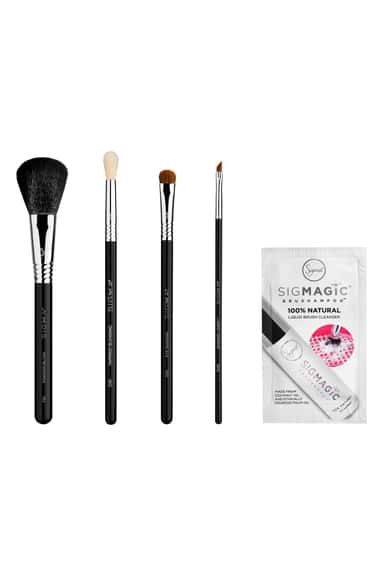 套刷Sigma Beauty Chic Eye & Cheek Brush Set (Nordstrom Exclusive) (USD $73 Value) | Nordstrom