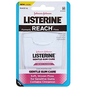 Listerine Ultraclean Floss, Oral Care, Mint, 30 Yards(Pack of 6)