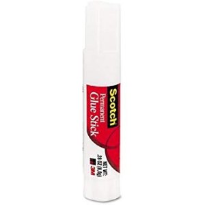 $7.80 永久性胶棒Amazon.com : Scotch 600818 Permanent Glue Stick, .28 oz (Pack of 18) : Office Products