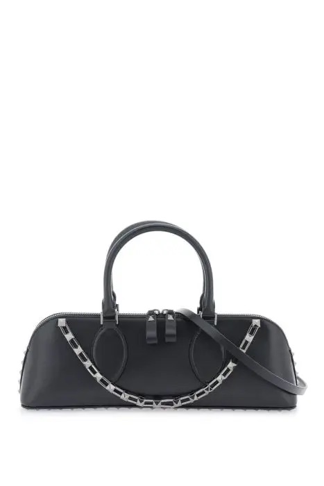 VALENTINO GARAVANI rockstud e/w leather handbag - Woman | Residenza 725