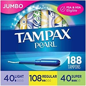 Tampax Pearl 卫生棉条3款混合装 188入