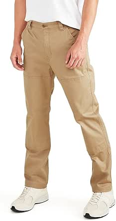 Dockers Men&#39;s Straight Fit Utility Pants, Harvest Gold, 32W x 30L at Amazon Men’s Clothing store