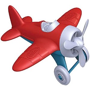 $8.99 飞机玩具 Amazon.com: Green Toys Airplane - BPA Free, Phthalates Free, Red Aero Plane for Improving Aeronautical Knowledge of Children. Toys and Games: Toys & Games