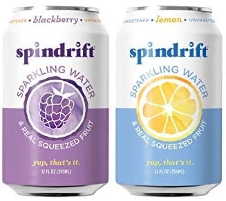 Sparkling Water 12 Fl Oz Cans, Pack of 48