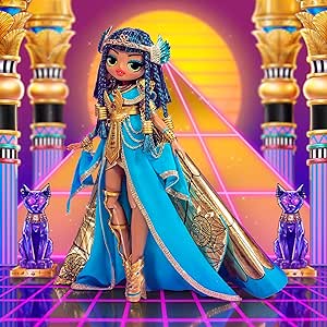 Amazon.com: L.O.L. Surprise! OMG Fierce Collector Cleopatra Fashion Doll- Limited Edition 11.5&quot; Premium Collector Doll Luxe Blue &amp; Gold Royal Outfit Accessories 