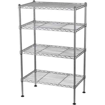 20"W x 12"D x 32"H Four-Level Wire Shelving