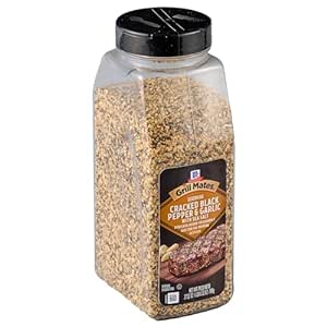 Amazon.com : McCormick Grill Mates Cracked Black Pepper &amp; Garlic with Sea Salt Seasoning, 27.52 oz : Grocery &amp; Gourmet Food