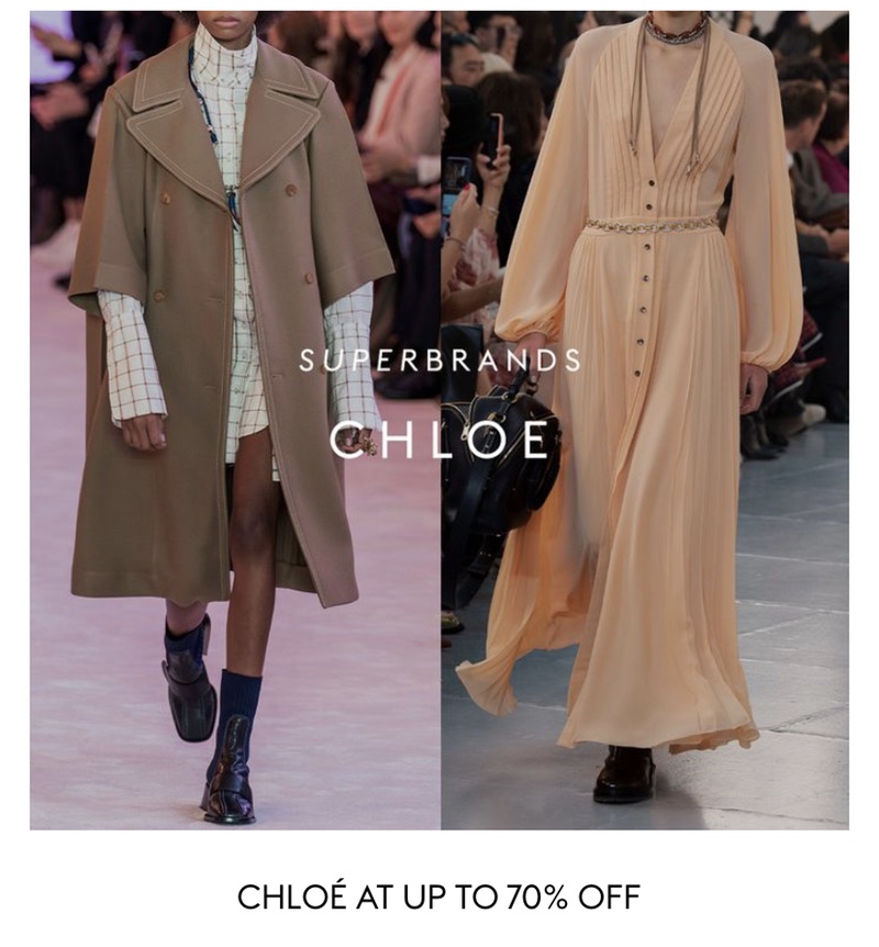 Chloé 美衣特价Sale Up To 70% Off At THE OUTNET
