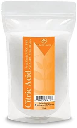 Amazon.com: Citric Acid Powder 8 oz. 100% Pure Food Grade, Kosher, Non-GMO, for Cooking, Baking, Cleaning, Bath Bomb and Soap Making. : Grocery & Gourmet Food柠檬酸
