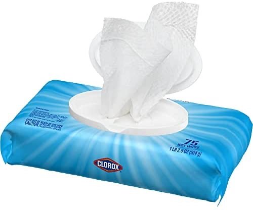 Clorox 便携消毒湿巾超值包 共75片