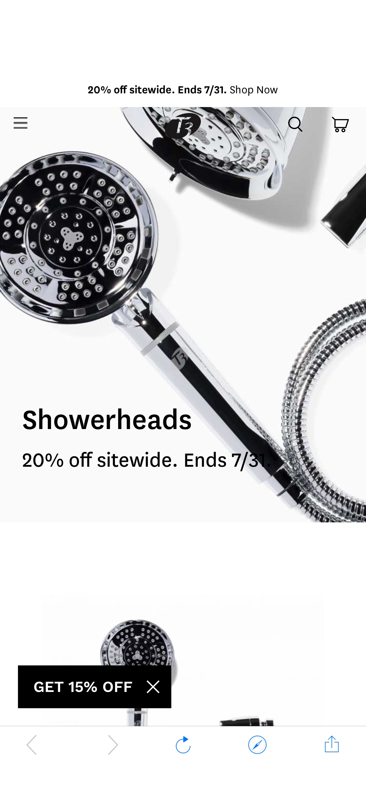 Filtered Shower Heads & Filters - Healthier Hair | T3