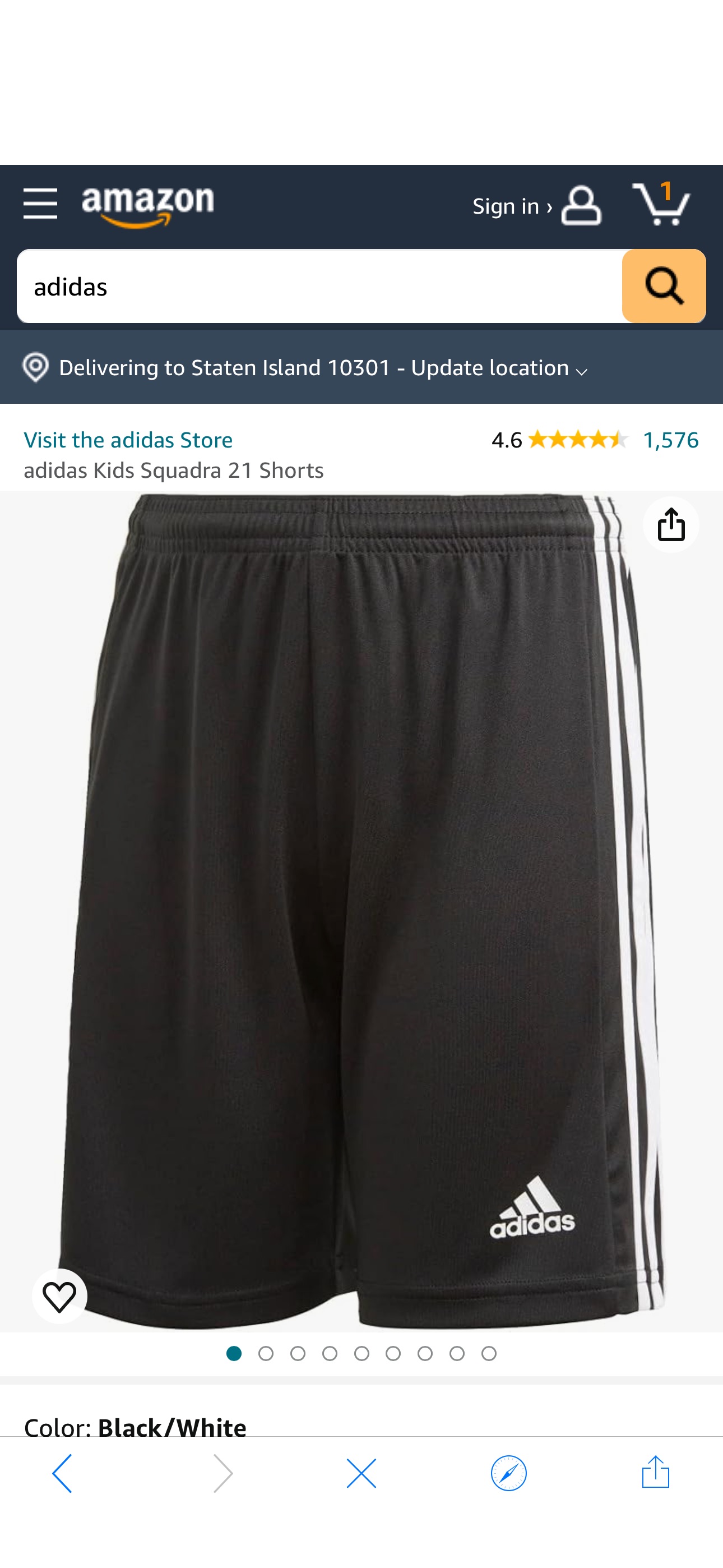 Amazon.com: adidas boys Squad 21 Shorts Black/White Small: Clothing, Shoes & Jewelry