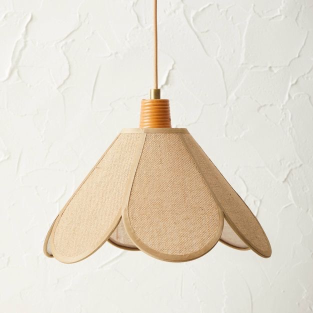 Burlap Petal Ceiling Pendant - Opalhouse™ Designed With Jungalow™ : Target灯