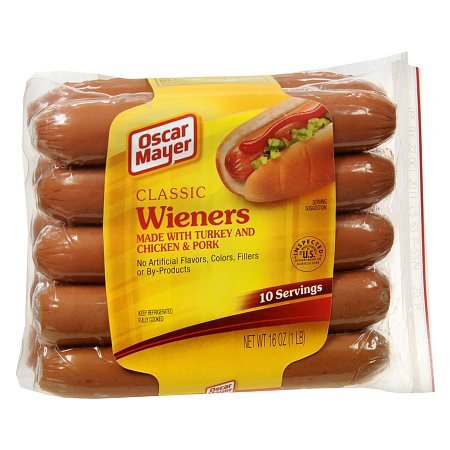 Oscar Mayer Classic Hotdog Wieners 10 Pack
