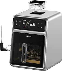 Amazon.com: Dreo ChefMaker Combi Fryer, Cook like a pro with just the press of a button, Smart Air Fryer Cooker with Cook probe, Water Atomizer, 3 professional cooking modes, 6 QT : Home &amp; Kitchen