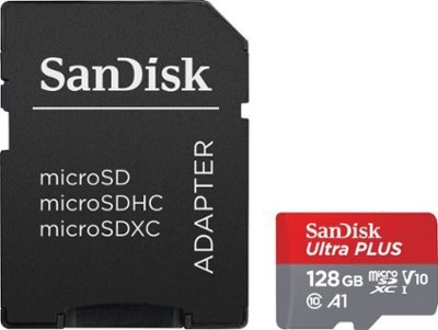 SanDisk Ultra Plus 128GB microSDXC UHS-I Memory Card SDSQUB3-128G-ANCIA - Best Buy内存卡