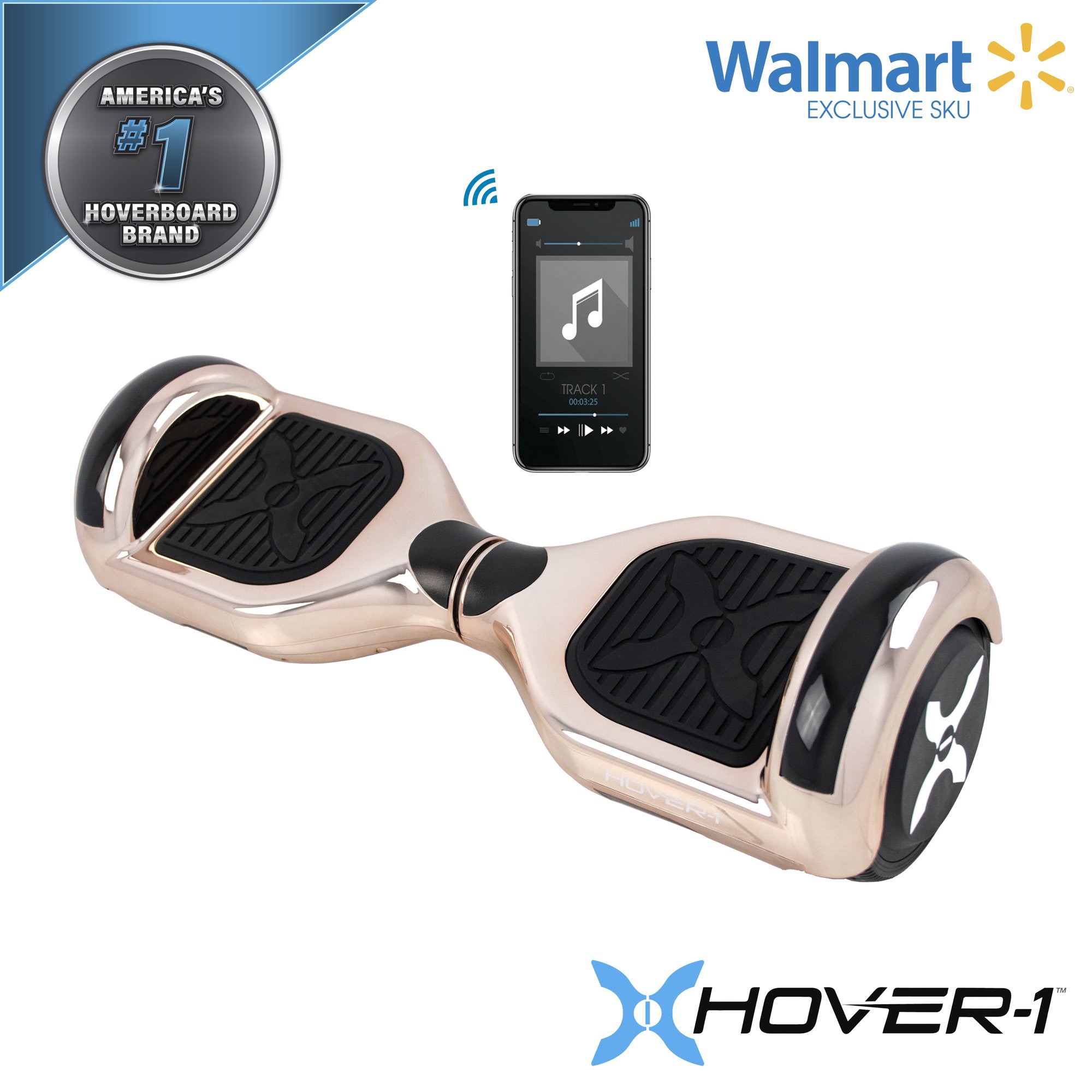 Hover-1 Rose Gold Matrix UL Certified Electric Hoverboard w/ 6.5in Wheels,滑板