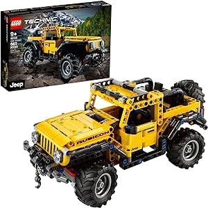 Technic Jeep Wrangler 4x4 Toy Car 42122 Model Building Kit