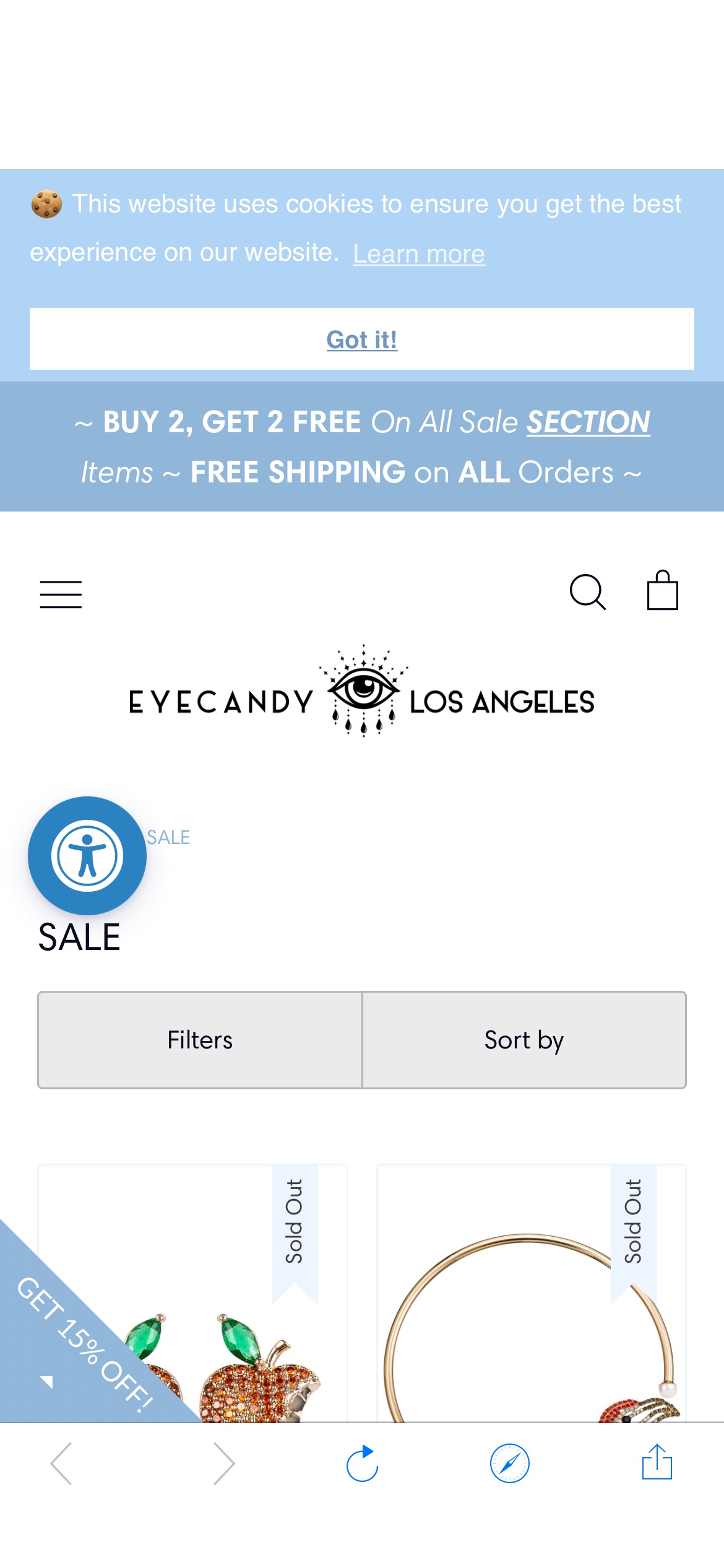 SALE by Eye Candy LA – Eyecandy Los Angeles 活動區買二送二或折扣區單品高達70% off