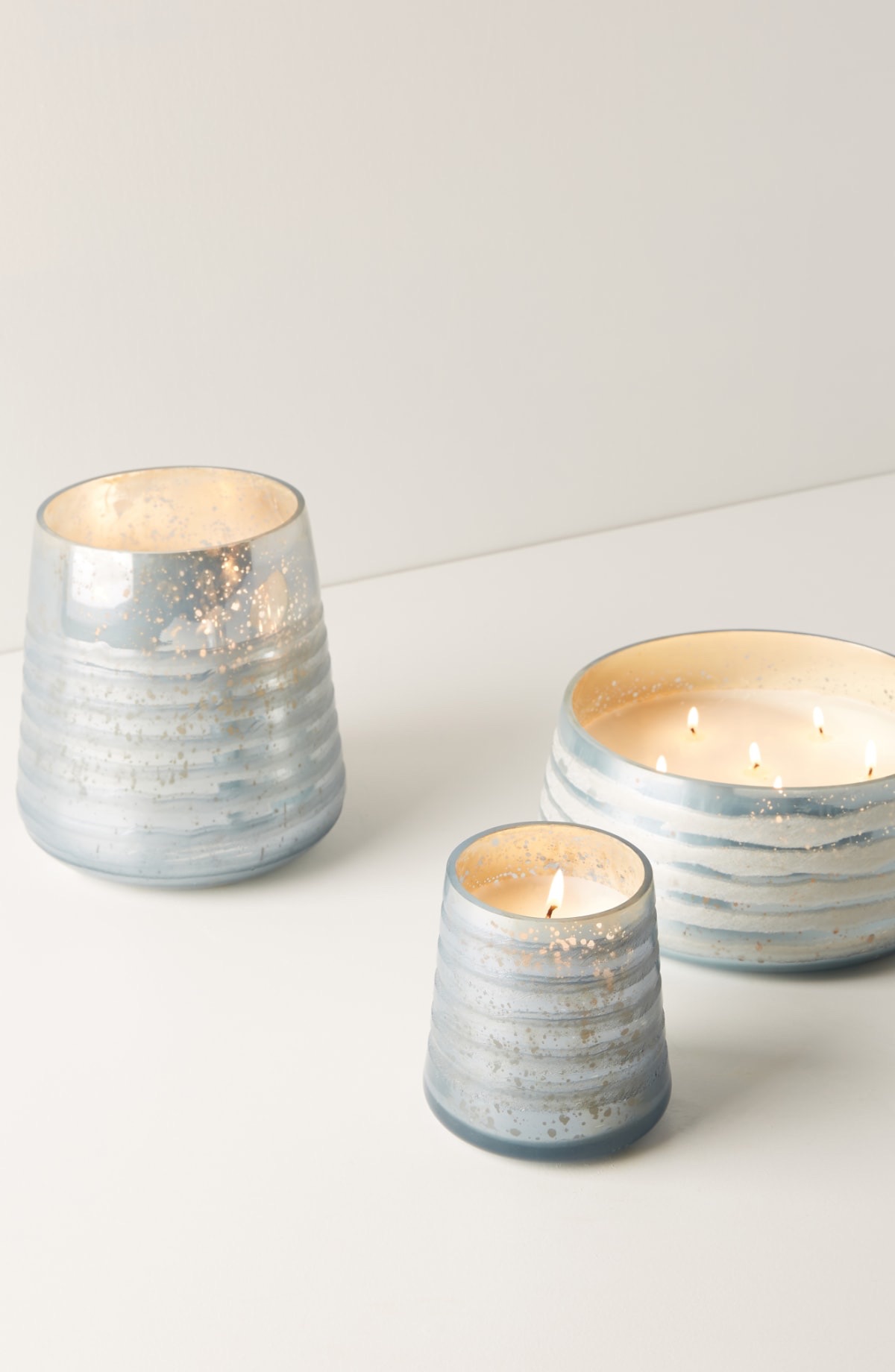Anthropologie Tall Frost Candle 蜡烛